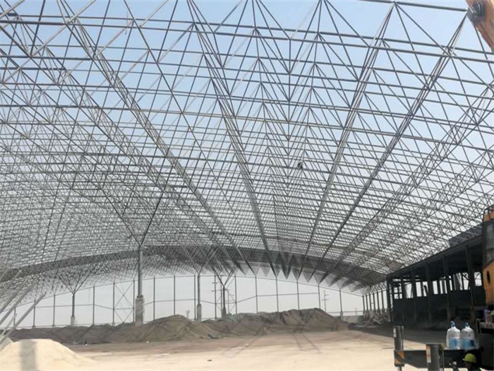 霍州钢厂料仓网架工程